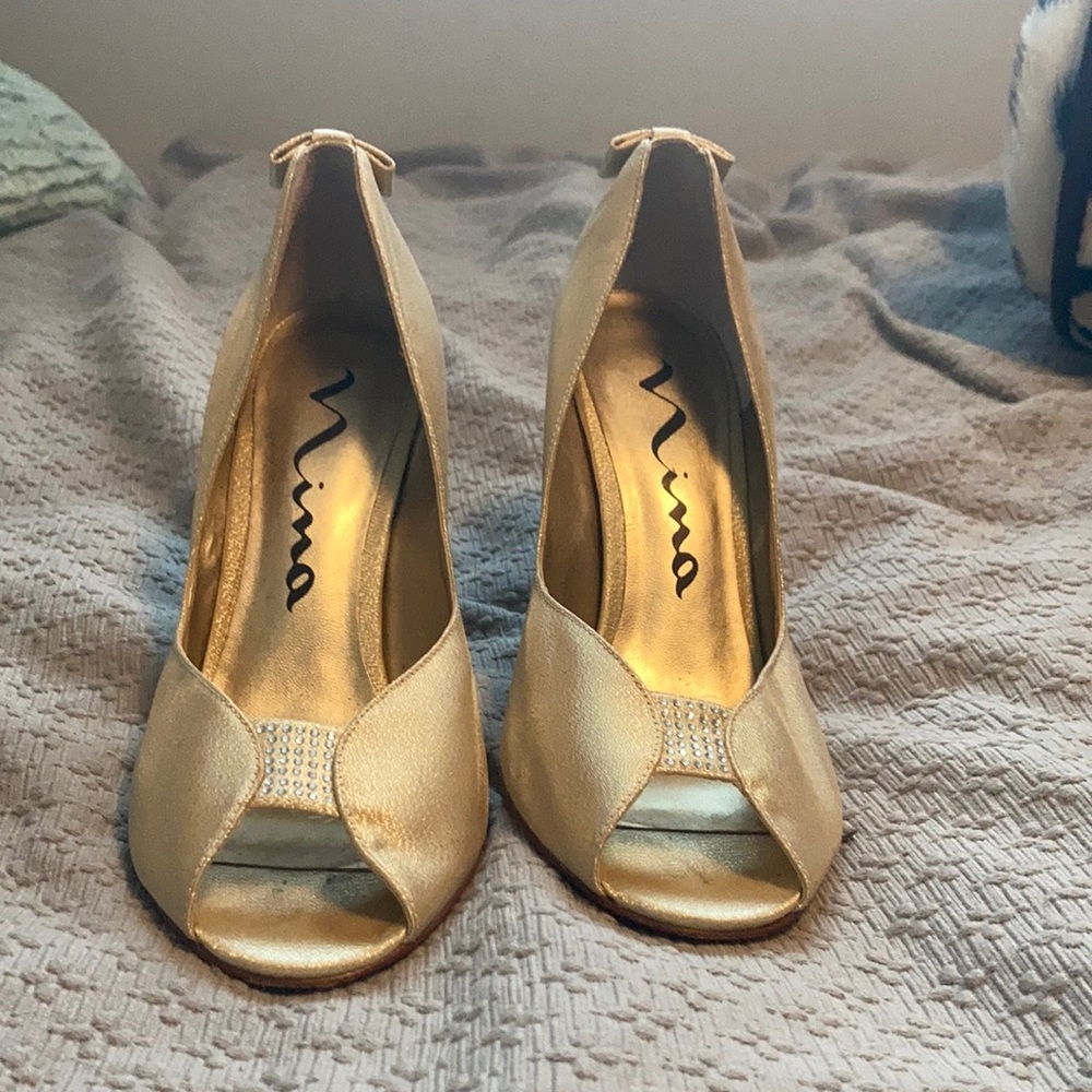 Nina Peep Toe Shoes